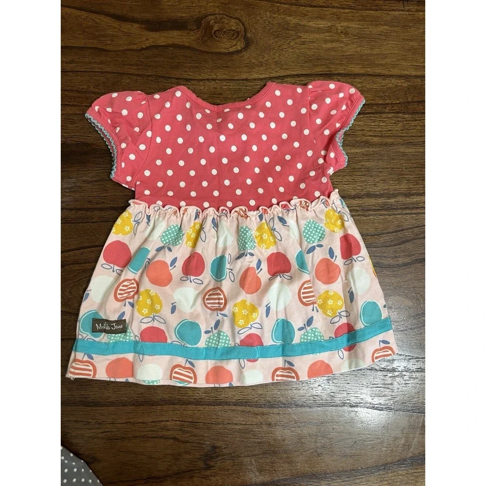 Matilda JaneSize 12-18 mo Sweet To The Core Tunic And Gray Polka Dot Leggings‎